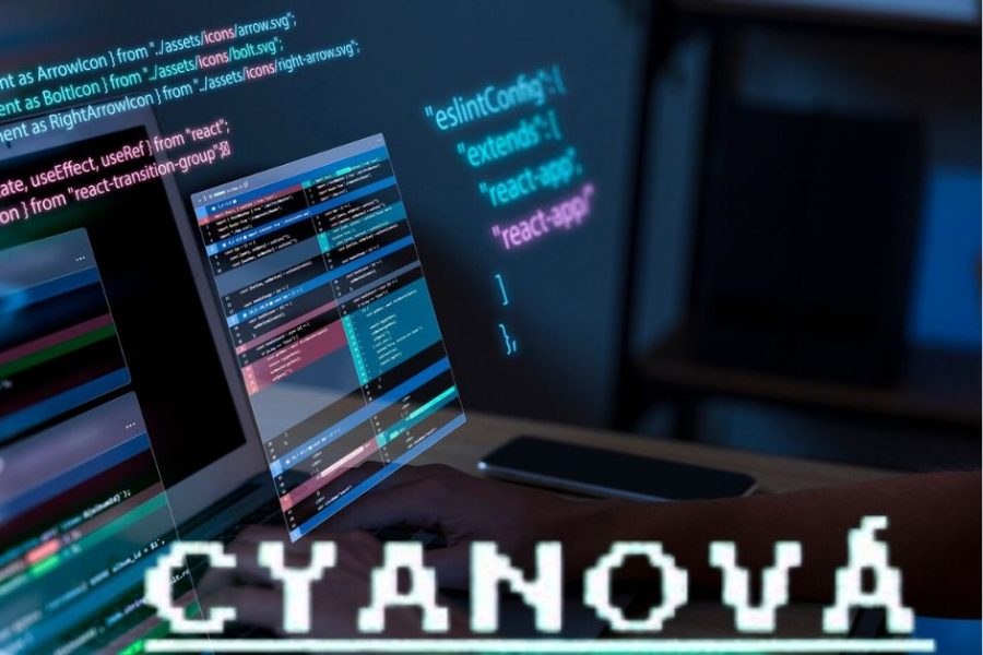 cyanová