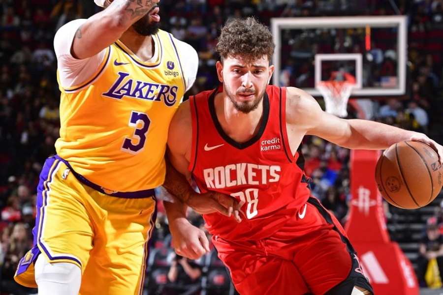 houston rockets vs lakers match player stats